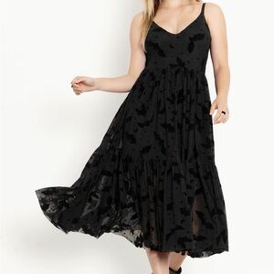 Flock Of Bats Sheer Midaxi Dress - Limited, NWT XL